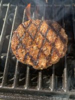 Burger on 2-burner Skyline cast iron grate.jpeg