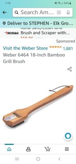 Weber 6464 Stainless Steel Grill Brush 