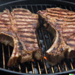 DALL·E 2023-05-02 14.15.17 - ribeye steaks grilling on a weber grill.png