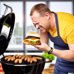 DALL·E 2023-05-03 07.56.27 - crying man cooking a hamburger on a weber grill.png